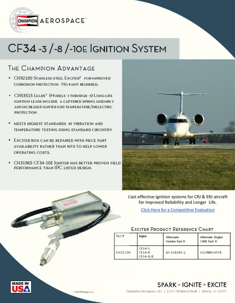 Ignition Systems Turbine Champion Aerospace