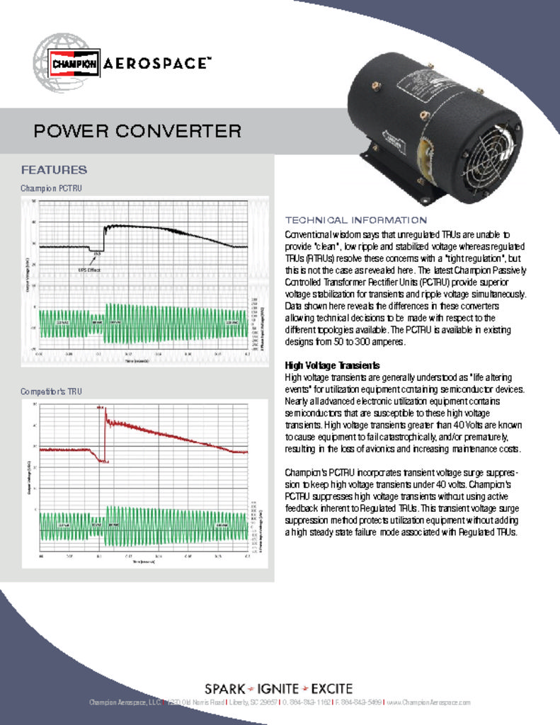Power Converters Champion Aerospace