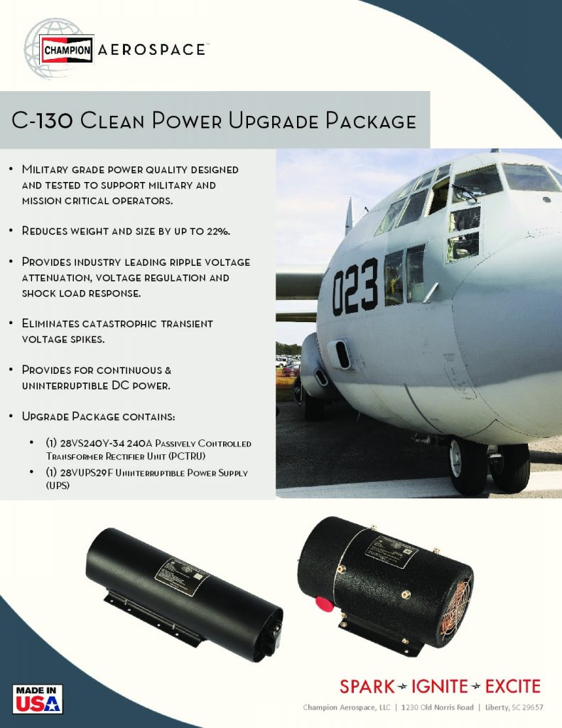 Uninterruptible Power Sources Champion Aerospace